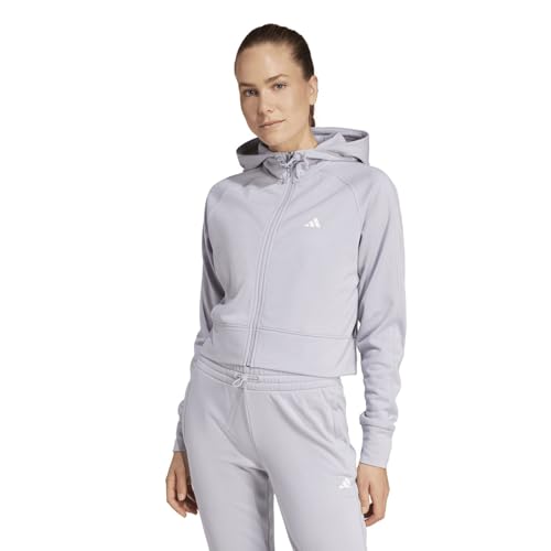 Buy adidas Women Hoody Fullzip Track Tops | W Gg Fz Hd | Grey